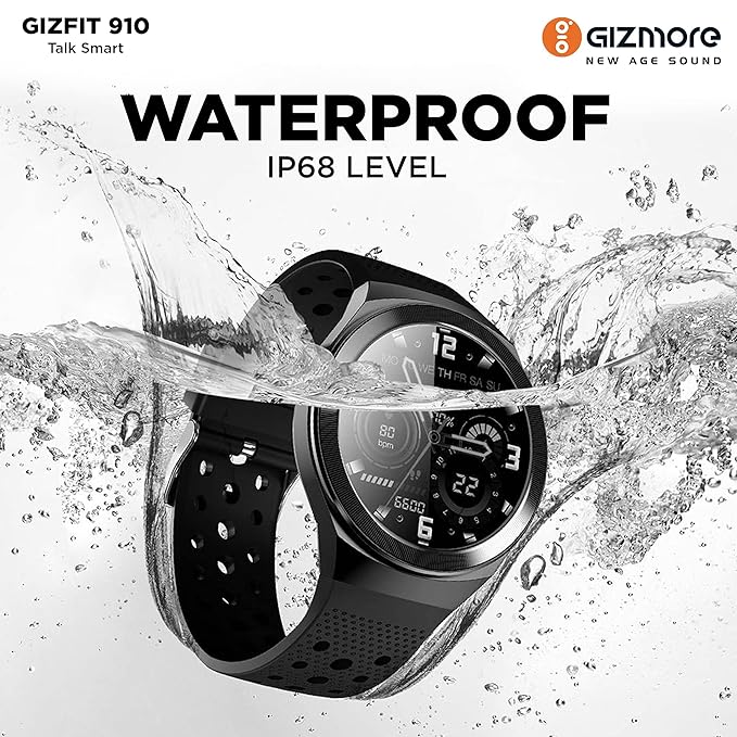 GIZMORE Gizfit 910 Full Smart Watch with in-Built Speaker Bluetooth Calling & Music, Bold Metallic Body/SpO2 and Heart Rate Monitoring, Unlimited Faces Long Battery Life & Multiple Sports Mode- Red GIZMORE Gizfit 910 Full Smart Watch with in-Built Speaker Bluetooth Calling & Music, Bold Metallic Body/SpO2 and Heart Rate Monitoring, Unlimited Faces Long Battery Life & Multiple Sports Mode- Red